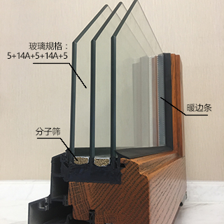 铝包木门窗样角
