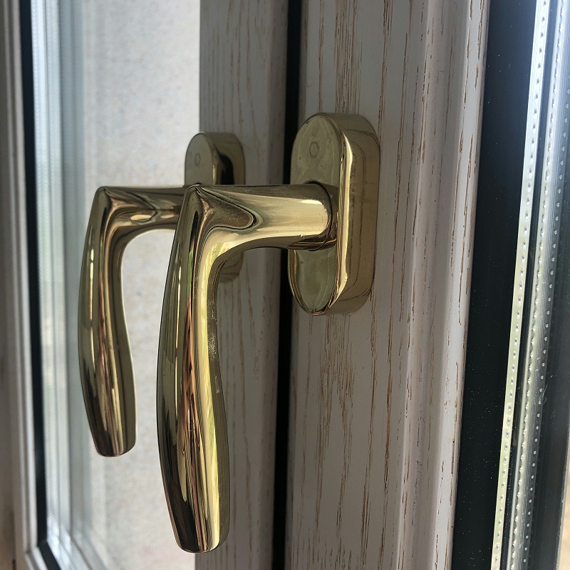铝包木门窗纯铜执手